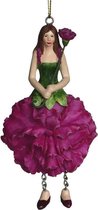 Flower Fairy | Bloemen Meisje Hanger "Anjer" - roze