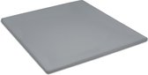 Damai Organic - Topper hoeslaken (tot 15 cm) - Bio satijn - 160x200 cm - Grey