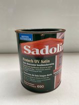 Sadolin Ramen en Deuren 0.75L | Zeer duurzame houtbescherming - BUITEN | Hardhouten UV Protect Satin - "MOERASEIKEN"