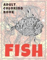 Fish - Adult Coloring Book