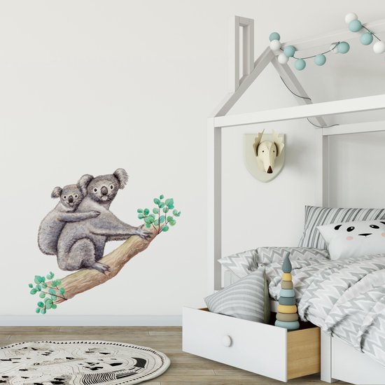 Muursticker Baby Luipaard voor in de babykamer of andere ruimte