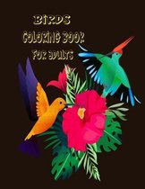 birds coloring book for adults