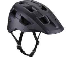 BBB Cycling MTB Helm Nanga - Met Bevestiging voor Camera of Verlichting - Wasbare Padding - Fietshelm Volwassenen: Heren & Dames - Mat Zwart - M - BHE-54