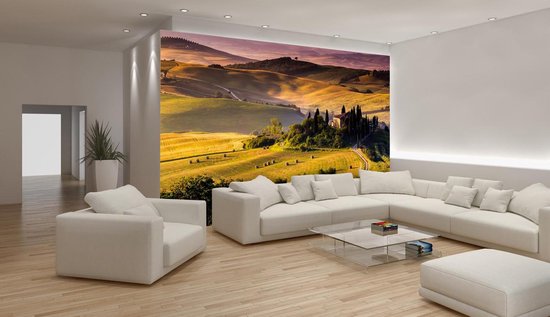 Vert | Photomural jaune, revêtement mural