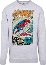 Marvel Spiderman Crewneck sweater/trui -2XL- Spiderman Ftanng Grijs