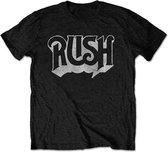 Rush - Logo Heren T-shirt - L - Zwart