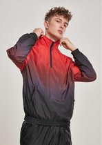 Urban Classics Pullover Jas -XL- Gradient Zwart/Rood