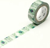 MT masking tape ex Peacock Feathers - Washi Tape Pauwenveer