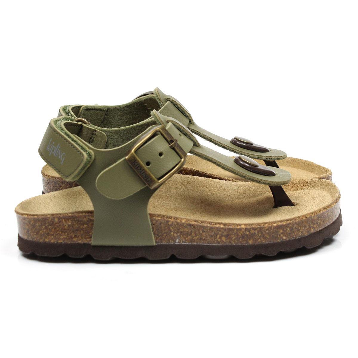 Kipling Juan 3 jongens sandaal - Kaki - Maat 27