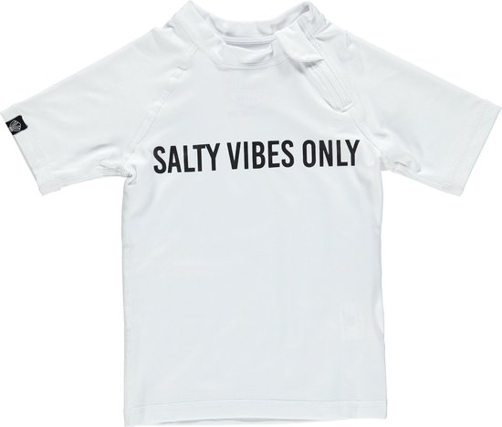 verdieping Stiptheid Aankondiging Beach & Bandits - UV-shirt voor kinderen - Salty Vibes - wit - maat 104-110cm  | bol.com