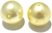 Glasparel 12 mm oker geel, 20 st