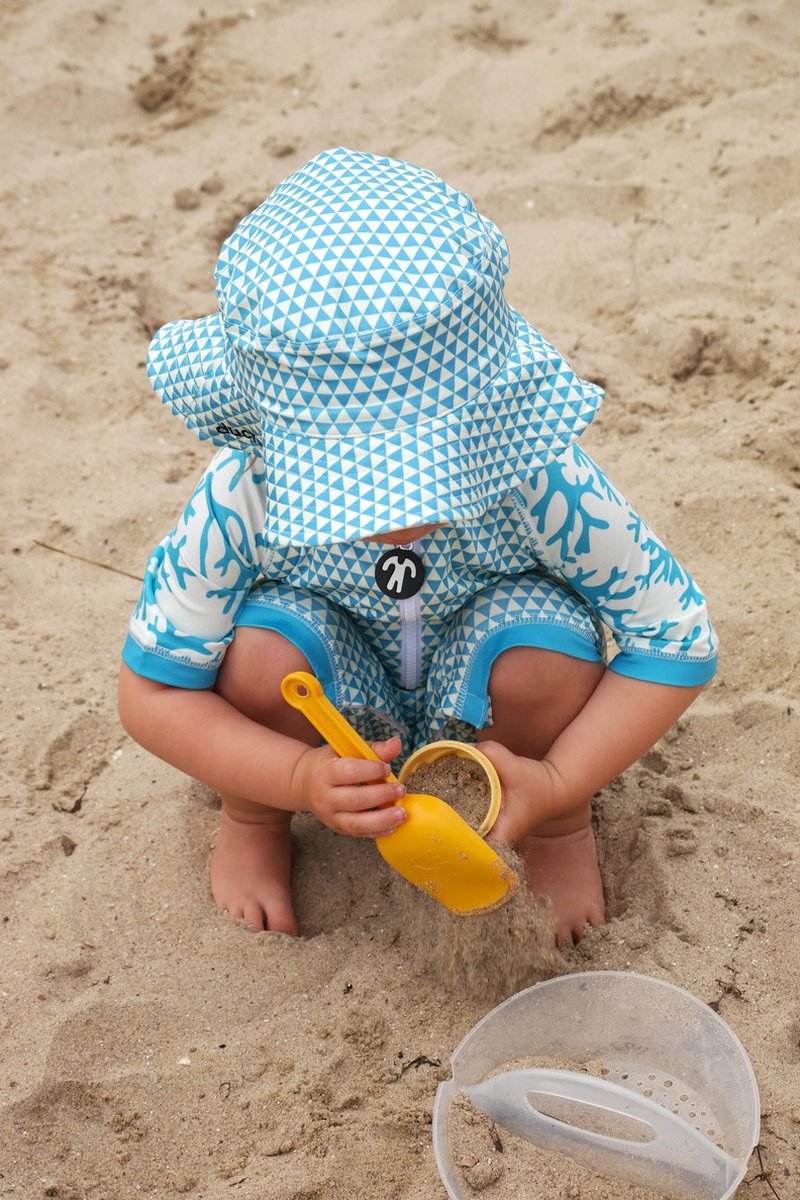 Ducksday - UV Zonnehoedje voor kinderen - UV - werend - UPF 50+ - unisex - Ace - 2 jaar — afbeelding 7