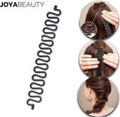 Attache de tresse de cheveux par La Joya | Attachement de tresse | Tresser | Outil | Barrette à cheveux | Tressage français simple