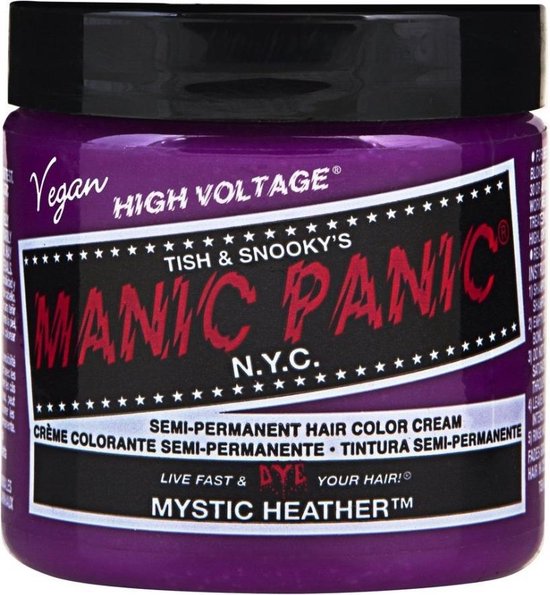 Peuter Conjugeren beloning Manic Panic Semi permanente haarverf Mystic Heather Classic Paars | bol.com