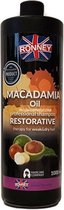 Ronney Professional Shampoo Macadamia Oil Restorative Therapy For Weak And Dry Hair 1000 ml - Normale shampoo vrouwen - Voor Alle haartypes