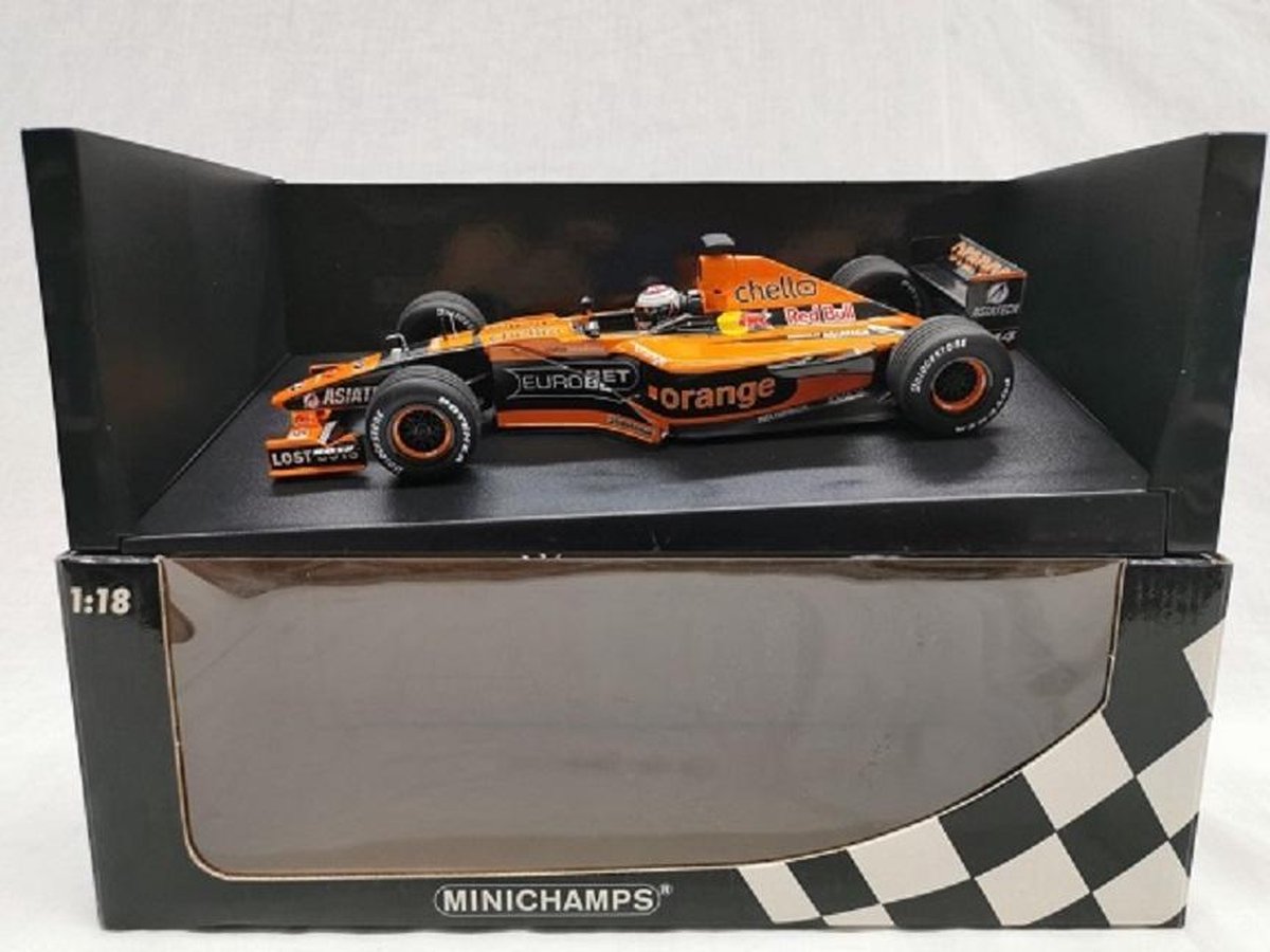 Orange Arrows Asiatech Showcar 2001 Jos Verstappen 1-18 Minichamps