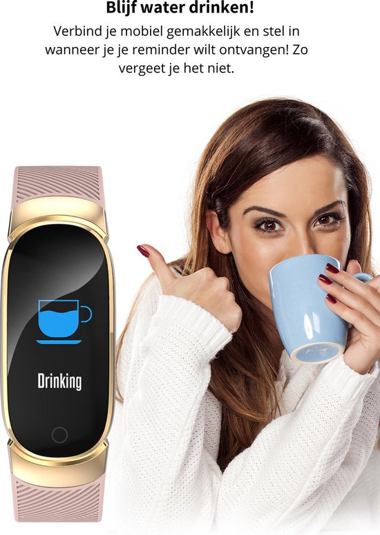 SAMMIT® Dames en Heren Activity Tracker Zwart Activity Tracker