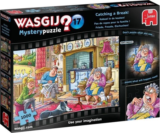 Wasgij Mystery 17 Kabaal in de Keuken! puzzel - 1000 stukjes - Wasgij