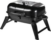 EKEO - Opvouwbare Barbecue - Draagbare BBQ - Houtskoolbarbecue - Metaal - Zwart