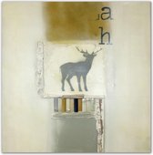 Schilderij - Oh deer