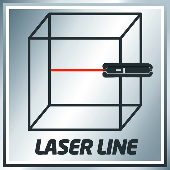 Einhell Laser Waterpas TC-LL 1 - Werkbereik lijn: 5 m - Werkbereik punt: 20 m - Incl. flexibele wandmontage - Einhell