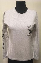 Bones Sportswear Dames T-shirt grijs - Maat S