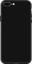 Apple iPhone 7 Plus - Coque arrière 8 Plus - Zwart - Coque en TPU - Coque en Siliconen
