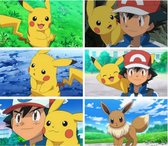 Schilderen Op Nummer kinderen - Pokémon Pikachu Zes in Een 40X50