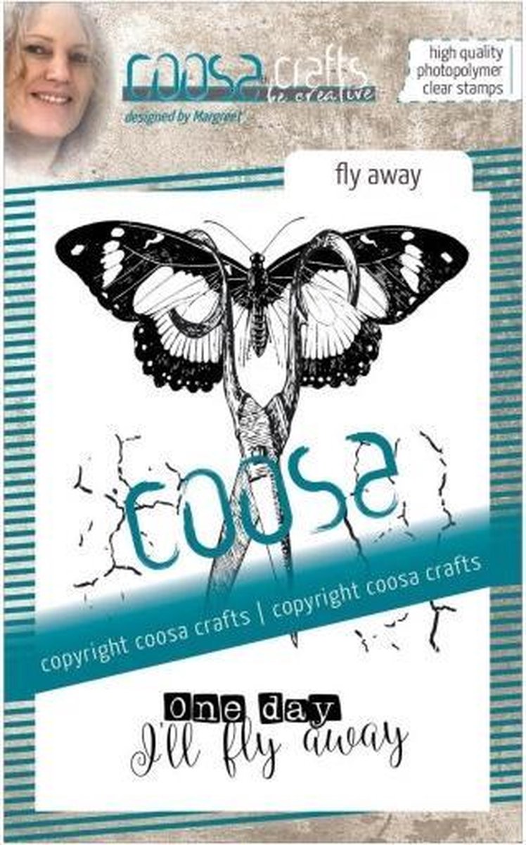 COOSA Crafts • Clear stempel #9 Fusion - Fly away