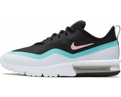 NIKE Air Max Sequent 4.5 Sneakers - Dames - Zwart en Mint | bol