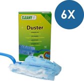 Duster Cleany Magic Microvezel Stofwisdoekjes en houder (Voordeelverpakking)-  6 x 1 set