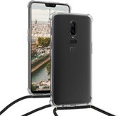 Telefoonhoes met koord voor OnePlus 6 telefoontasje crossbody