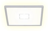 Briloner Leuchten FREE Plafondlamp - LED - Met achtergrondverlichting - Vierkant - Wit zilver