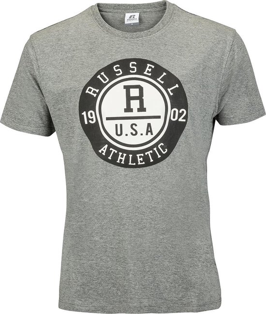 Camiseta Russell Athletic Manga Corta Para Hombre - Algodón 100% - Corte Regular - Logotipo Pecho - Casual Y Cómoda