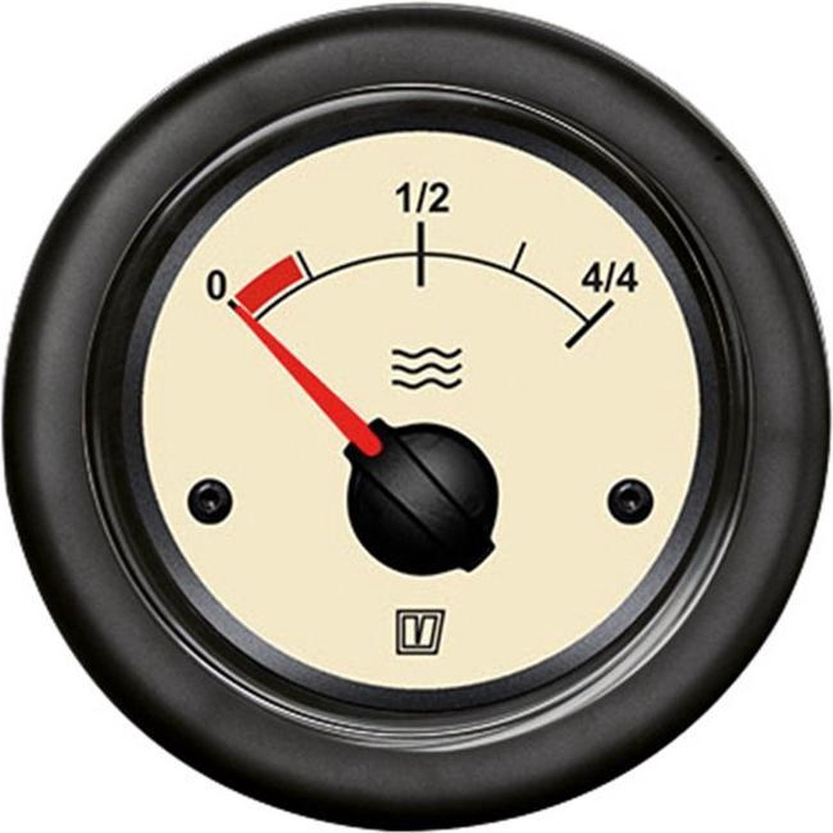 VETUS WATERN beige Watermeter 12/24V