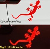 Auto Reflecterende Sticker , Waarschuwing Tape, Reflecterende Strips, Veiligheid Mark, hagedis - rood