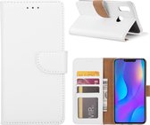 Huawei P Smart 2019 - Bookcase Wit - portemonee hoesje