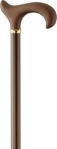 Wandelstok " XL ERGONOMIC" Soft Satijn brons  verstelbaar in 11 stappen tussen  85 - 105 cm