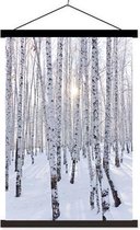 Schoolplaat Winter Wonderland - 60xH90 cm