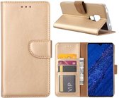 Bookcase Geschikt voor: Huawei Mate 20 Pro - Goud - portemonnee hoesje