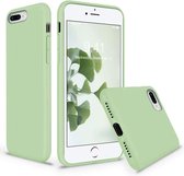 Apple iPhone 7 Plus & 8 Plus Hoesje Licht Groen - Siliconen Back Cover
