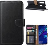 Bookcase Geschikt voor: Huawei P Smart Plus 2019 - Bookcase Zwart - portemonnee hoesje