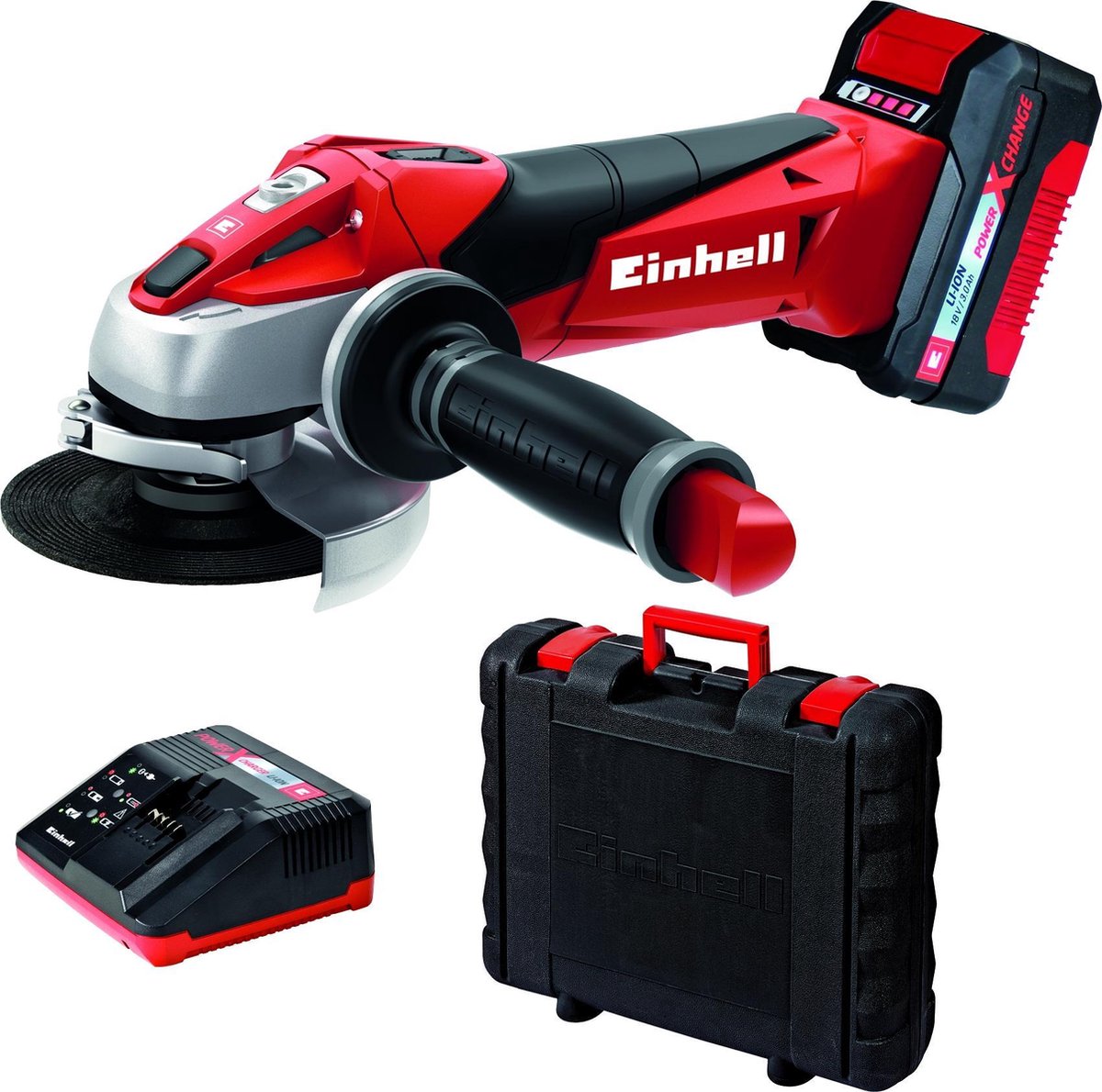 EINHELL TE-AG 18 Li Kit 3.0 Ah, Accu Haakse Slijper, 1 accu, Power X ...