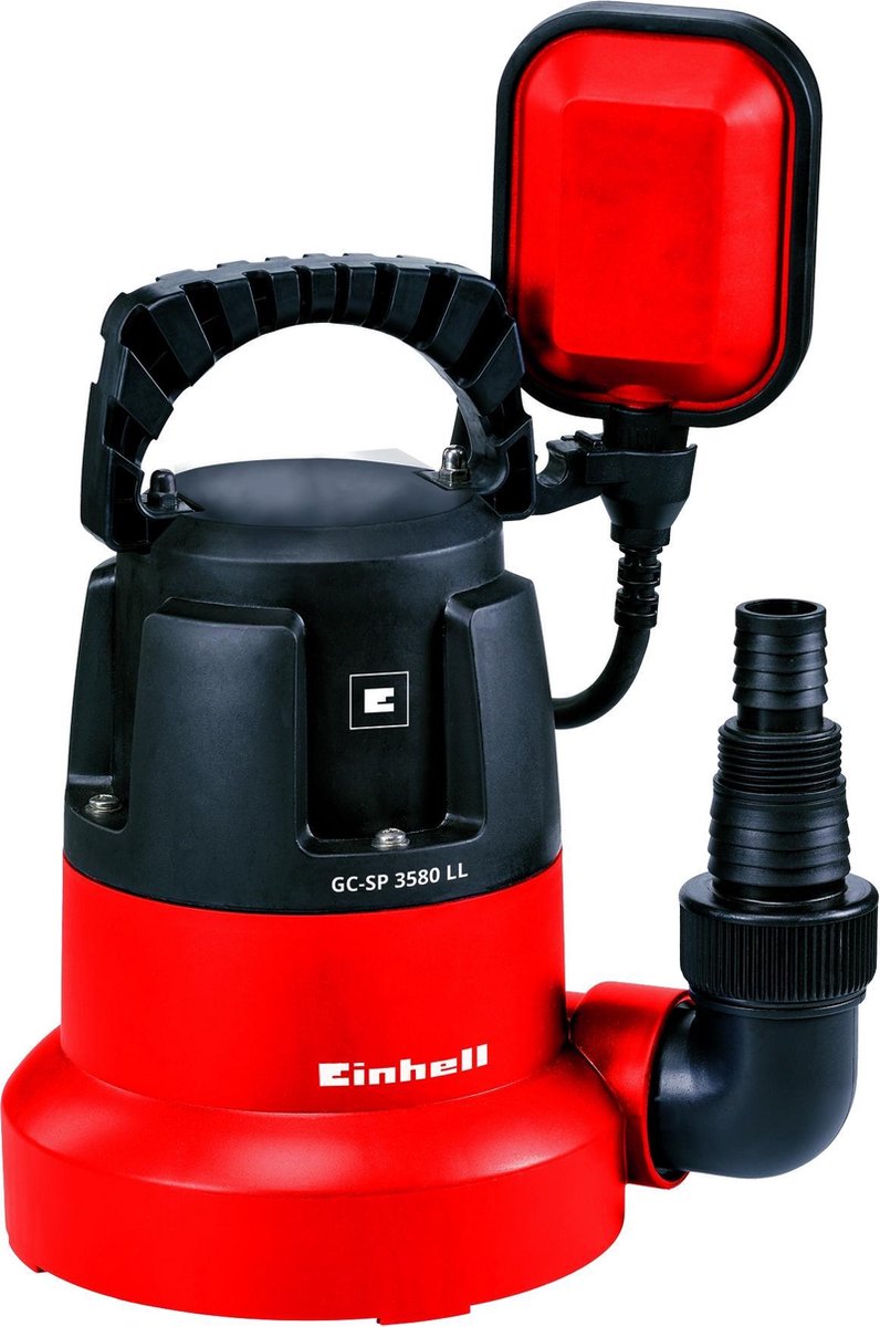 Bol.com Einhell Elektrische Dompelpomp GC-SP 3580 LL - 350 W - 8000 l/u - Max. opvoerhoogte: 7,5 m - Max. dompeldiepte: 7 m - Af... aanbieding