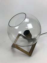 Table Lamp Ball Clear 20x20x10 cm OXI Brass