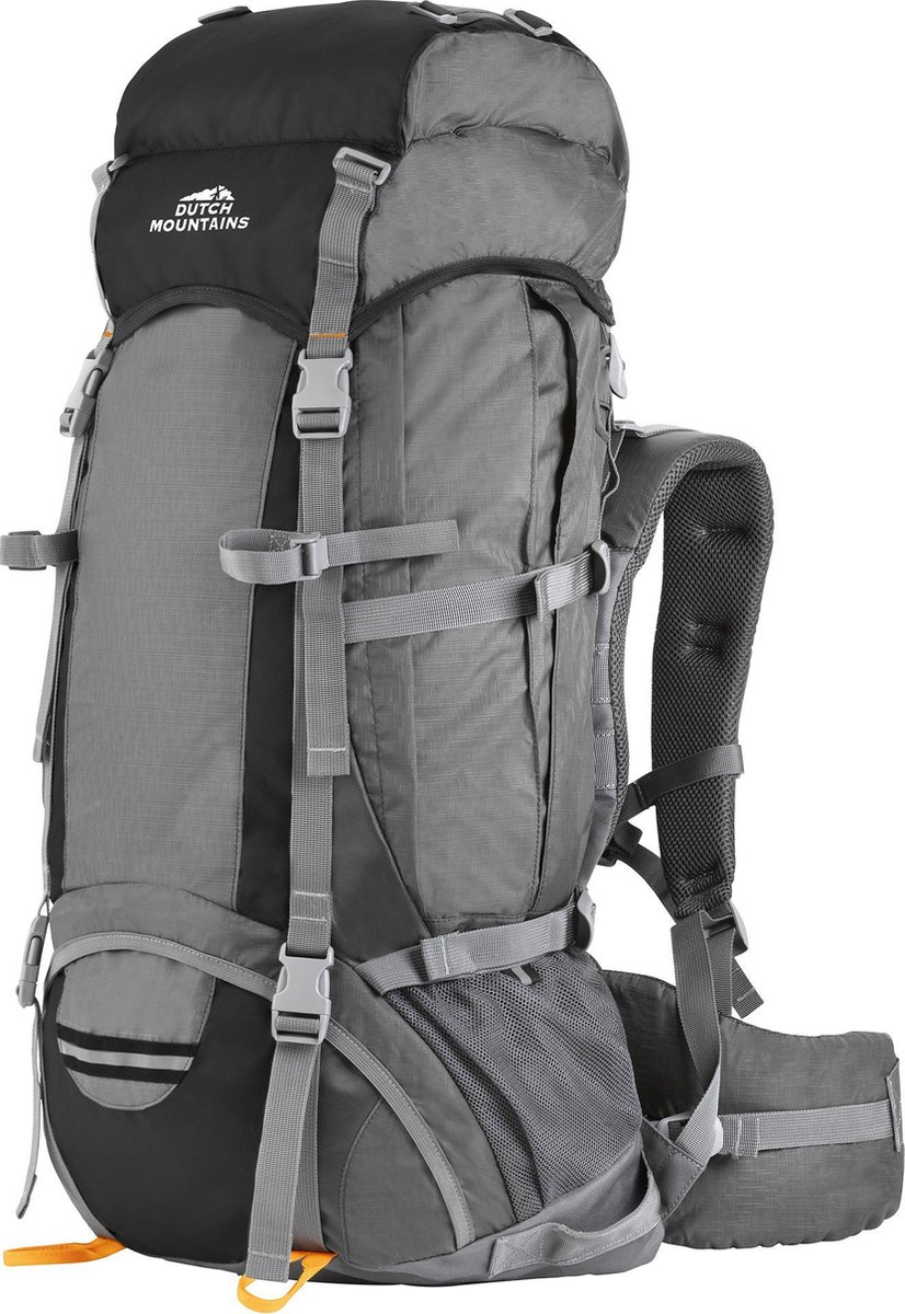 Dutch Mountains Maas Backpack Outdoor Lichtgewicht Rugzak Regenhoes Hydratatie-opening 65