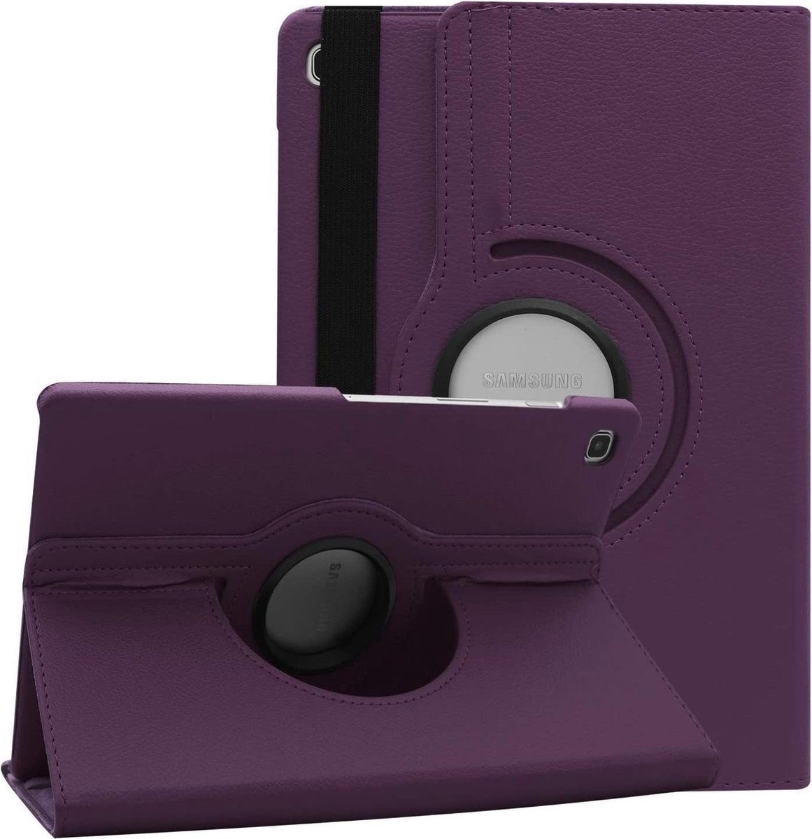 HB Hoes Geschikt voor Samsung Galaxy Tab S6 Lite - Draaibare Tablet Case met Standaard - Paars