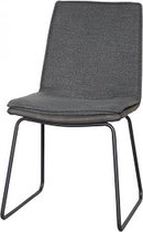 Minneapolis Dining chair Grey - eetkamerstoel - keukenstoel - grijs - 2 stuks