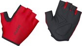 GripGrab - Ride Padded Korte Vinger Zomer Fietshandschoenen - Rood - Unisex - Maat S