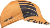 GripGrab - Lightweight Zomer Fietspet Mesh Cycling Cap Retro Fietsmuts - Oranje/Zwart - Unisex - Maat S/M